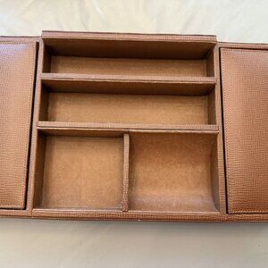 Coach Men's leather valet tray